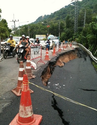 Phuket Landslide Update: Patong Hill slides continue