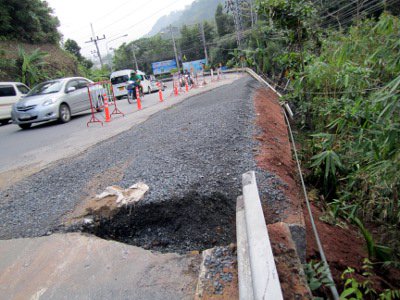 Bangkok flood ‘stranglehold’ on fixing deadly Phuket road