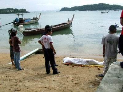 Phuket longtail fisherman watches helpless as nephew drowns