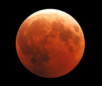 Lunar eclipse tonight, with supernatural warning