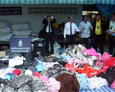 Phuket raids land 15mn baht in pirated goods