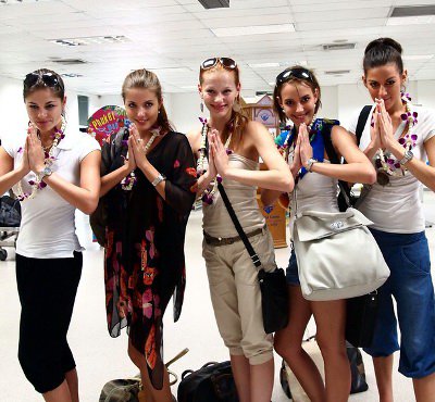 Czech beauties arrive in Phuket