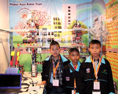 Phuket students honored for win at World Robot Olympiad