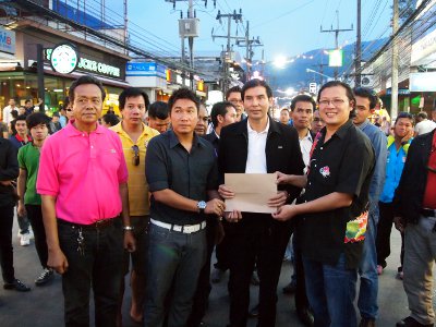 Prompong in Phuket to launch tourist safety campaign