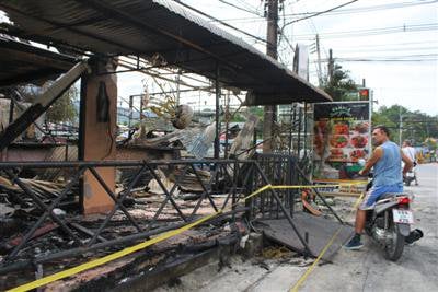 Phuket beer garden fire not arson: owners