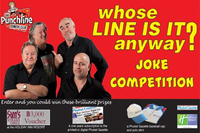 Phuket comedy: Whose line is it, Steve?