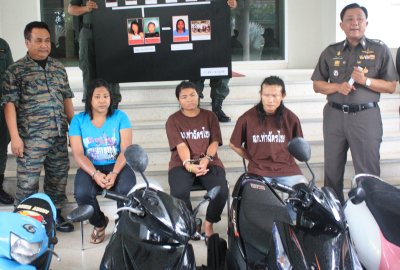 Body lotion bust uncovers Phuket motorbike, drug gang