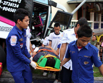 Phuket bus crash victims all safe