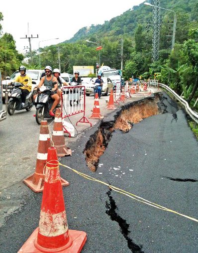 Race to repair Patong Hill road