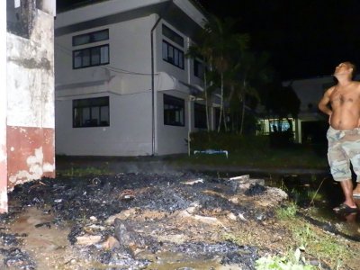 Police suspect arson in Phuket government building blaze