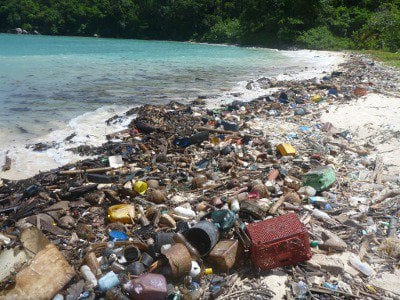 Phi Phi islanders, resort tackle rising tide of monsoon trash