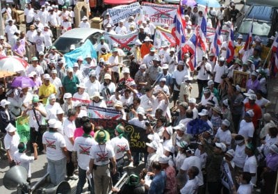 Protest against Tesco Lotus in Phuket Town