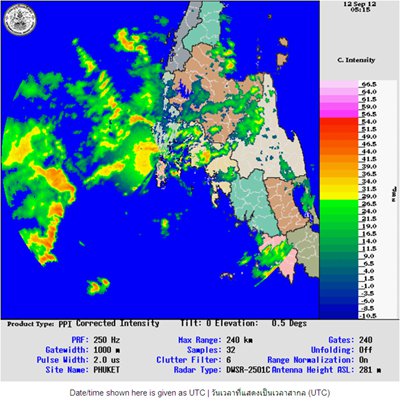 Heavy rain warning as monsoon soaks Phuket, Andaman coast