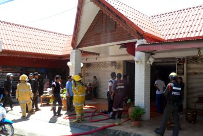 CCTV short circuit sparks Phuket antiques shop fire