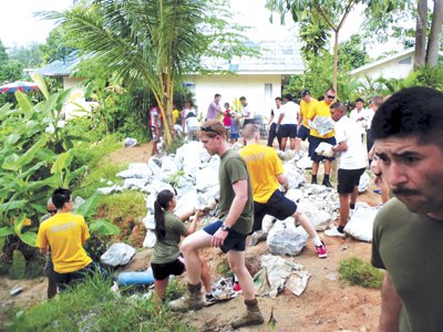 Phuket Life: 100 US Navy service projects in Phuket