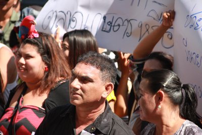 Market vendors protest relocation from new Phuket hospital site