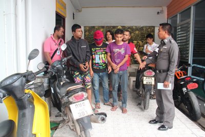 Phuket police nab bag snatchers in Patong