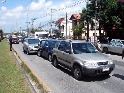 Phuket accident causes commuter misery