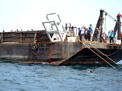 Artificial reefs sunk off Phuket’s west coast