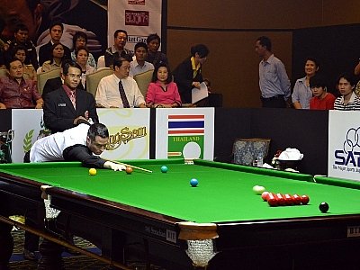 Burden chalks up opening win at Phuket Snooker Cup