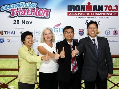 Gov lauds PPAO sponsorship of Laguna Phuket Triathlon