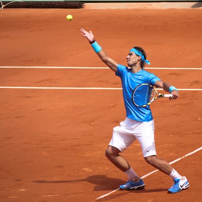 Nadal clinical on clay