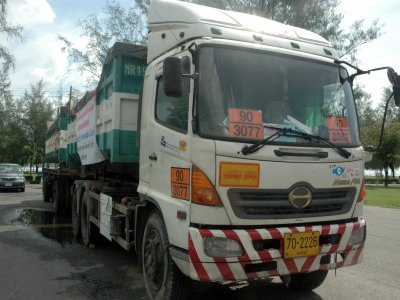 Bangkok bound: Five tons of toxic waste rolls off Phuket