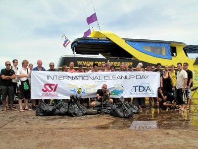 Diving for debris: Phuket marks Coastal Cleanup Day