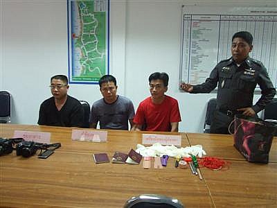 Phuket police nab Chinese ‘stopover thieves’