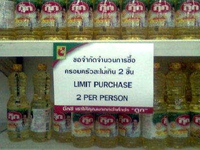 Cooking oil rations hit Phuket