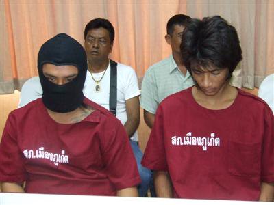 Phuket Police nab cell phone bandits