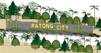 Phuket Poll: Patong City sign