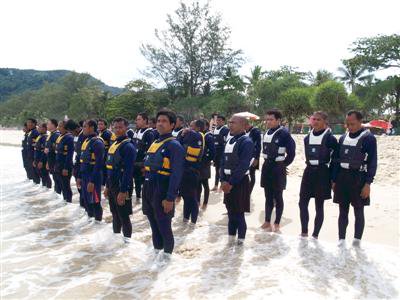 Sea rescue course in Phuket