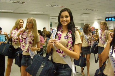 Miss Poland contestants touch down in Phuket