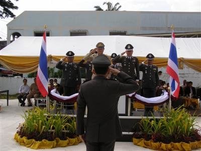 Phuket police celebrate at new HQ