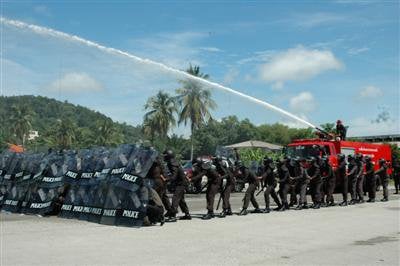 Phuket Police train for Asean summit