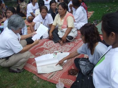 Protesters demand intervention in Phuket land dispute