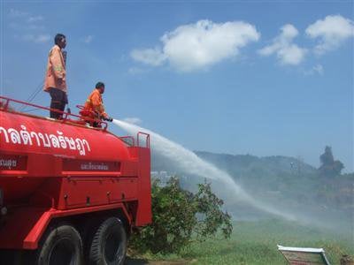 Wildfires flare in Phuket