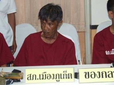 Phuket police weed out elderly dope dealer