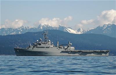 Three US navy vessels in Phuket