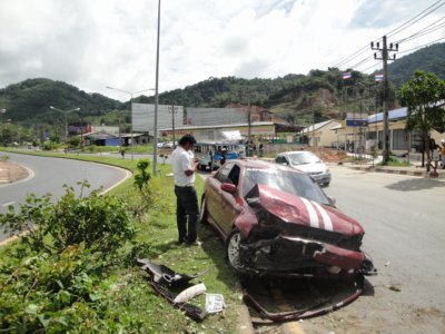 Mystery motorcyclist blamed for Phuket pile-up