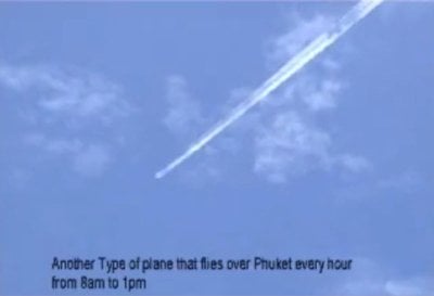 Phuket Airport dismisses “chemtrail’ video