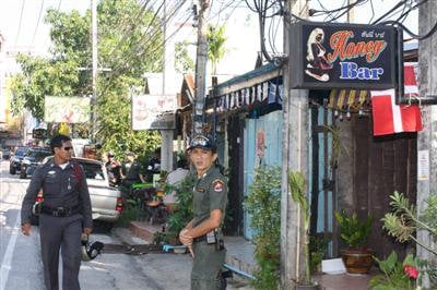 Bars demolished in Kata, Phuket