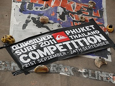 Quiksilver surf competition underway in Phuket