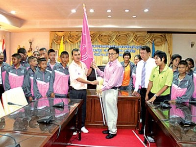 Phuket athletes at the Nakorn Trang Games