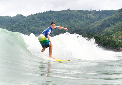 Phuket’s surfing star on the crest of a wave