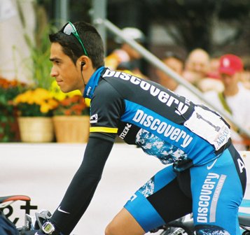 Contador is beaten by meat