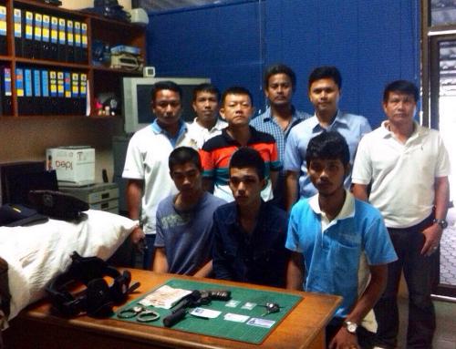 Phuket police grab privates in theft case