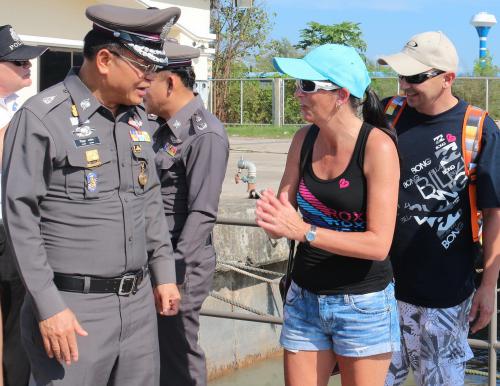 In wake of Pattaya ferry disaster, top brass stages safety tour in Phuket