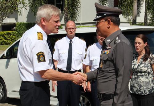 Swedish national police chief praises Phuket Police